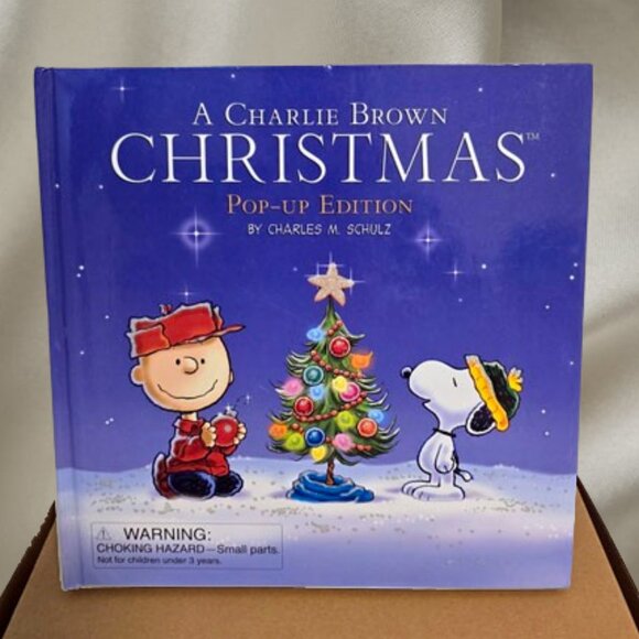 A Charlie Brown Christmas Pop-Up Edition Hardcover Peanuts Holiday Book Schulz - Picture 1 of 7